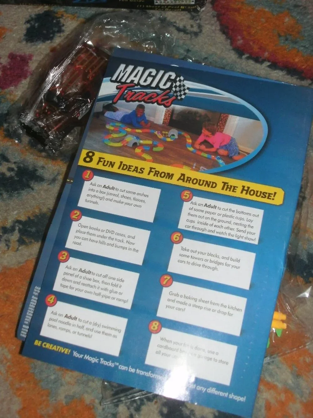 Magic Tracks 2016 Race Track & 2 Cars Mega Set Glow in the Dark 18ft Complete